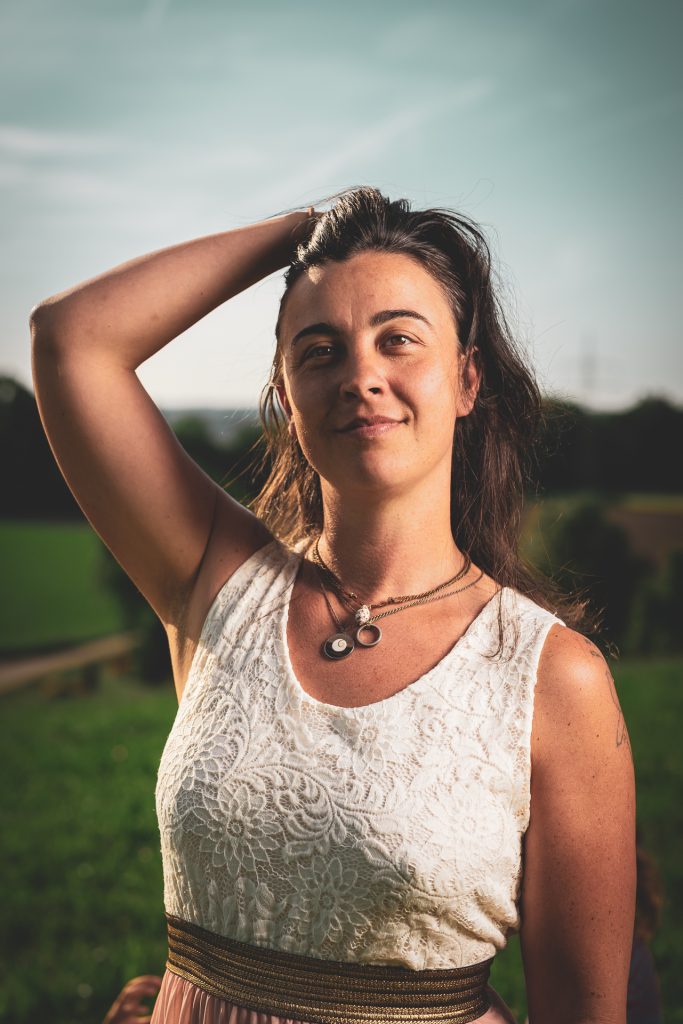 Close Up von Daniela beim Outdoor Shooting